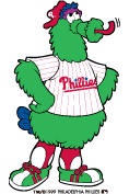 Lets Go Phillies Phanatic Baseball Gunnersaurus SVG